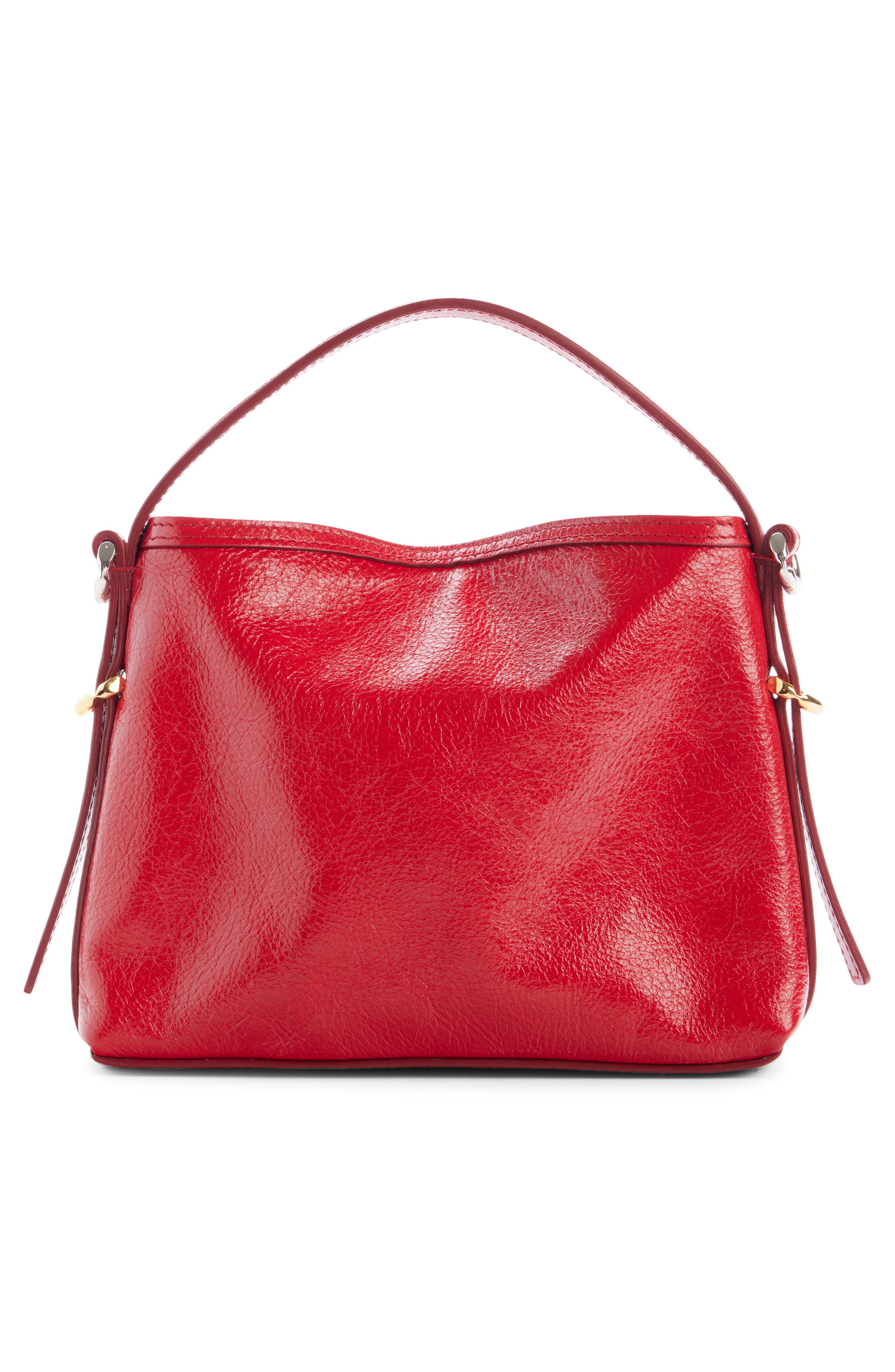Nano Voyou Leather Crossbody Bag, Alternate, color, VERMILLON