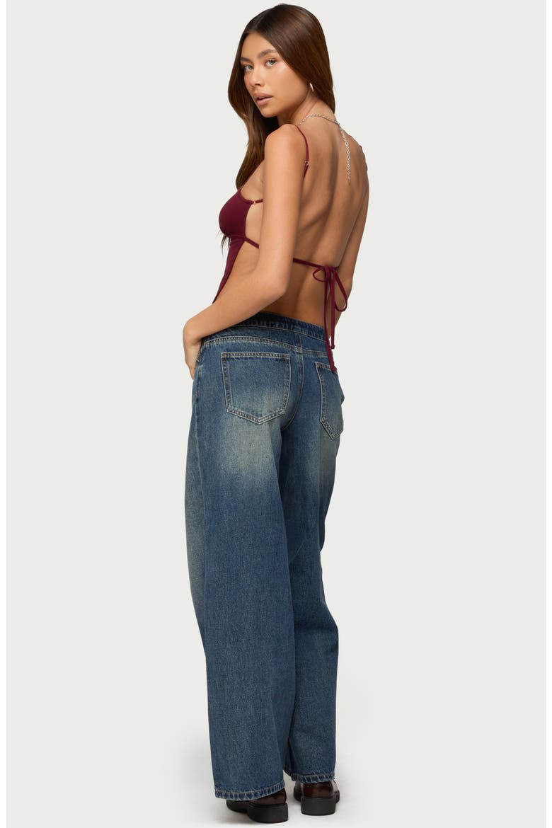 Jinx Open Back Camisole, Alternate, color, WINE