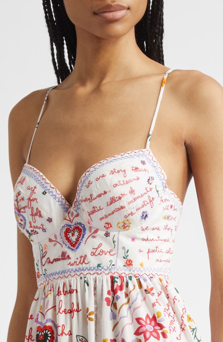 Camilla Tiered Organic Cotton Poplin Sundress, Alternate, color, A Kitsch In Time