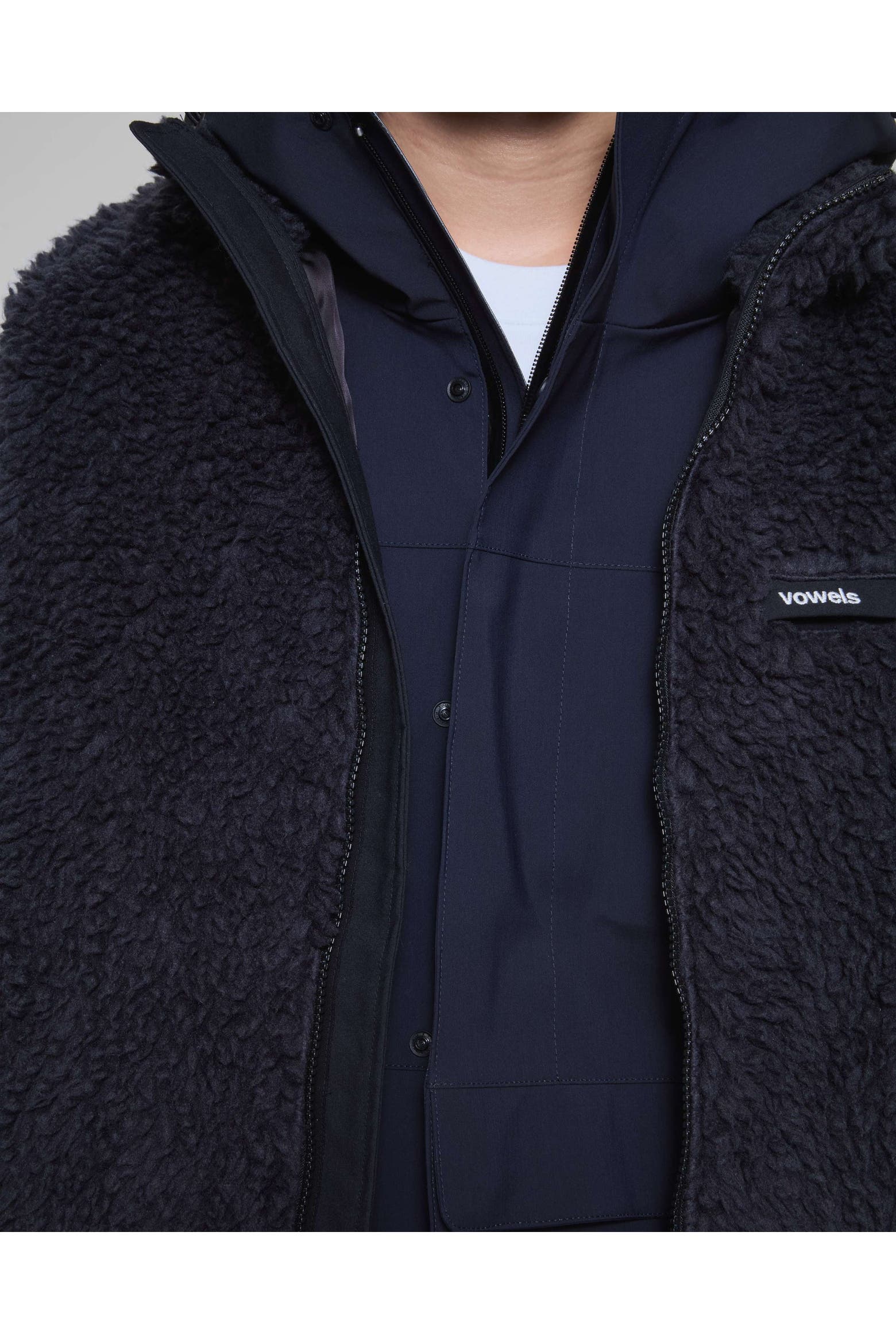 Shell Collolr vowels Shell Jacket (Men) | Nordstrom