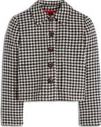 Boden Knightsbridge Houndstooth Check Wool Jacket