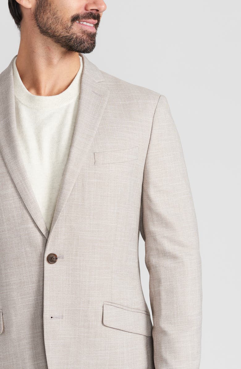 SAVILE ROW CO Camel Texture Weave Sport Coat, Alternate, color, Camel