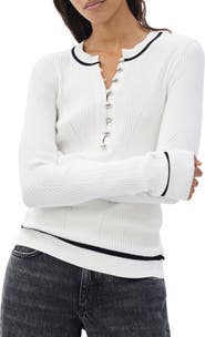 rag & bone Kassy Rib Henley