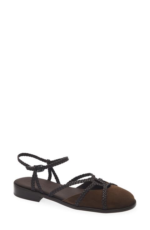 Ranya Leather Flat