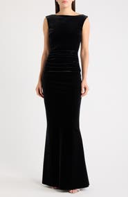 Chiara Boni La Petite Robe Nima Embellished Velvet Gown