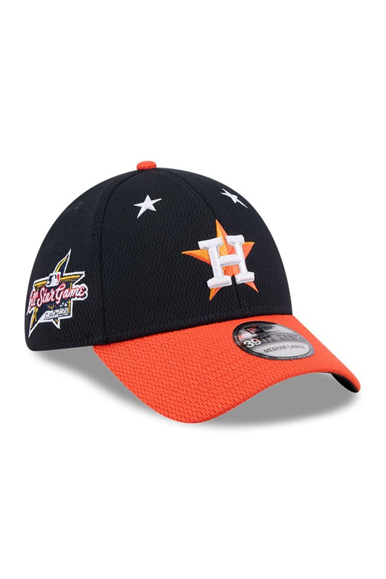 Men's New Era Navy/Orange  Houston Astros 2025 MLB All-Star Game 39THIRTY Flex Hat, Main, color, Navy