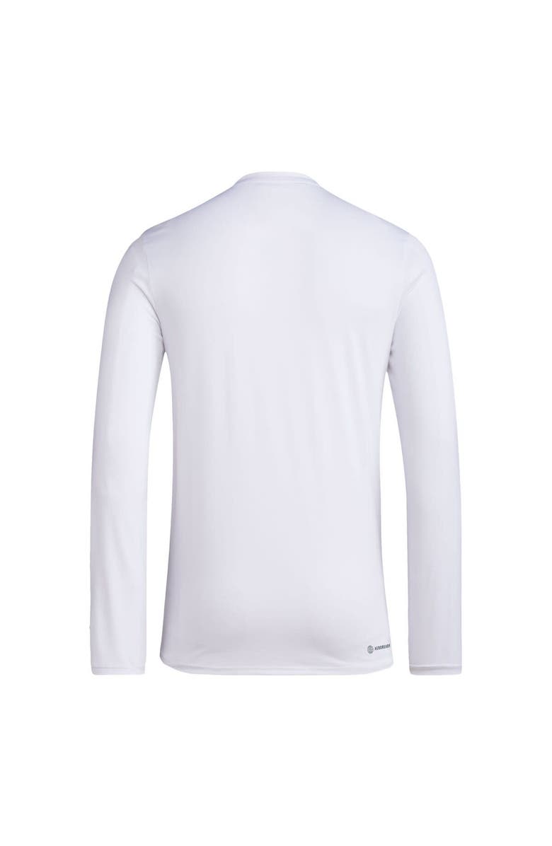 adidas Unisex adidas White Washington Huskies 2024 On-Court Bench Our Moment Long Sleeve T-Shirt, Alternate, color,