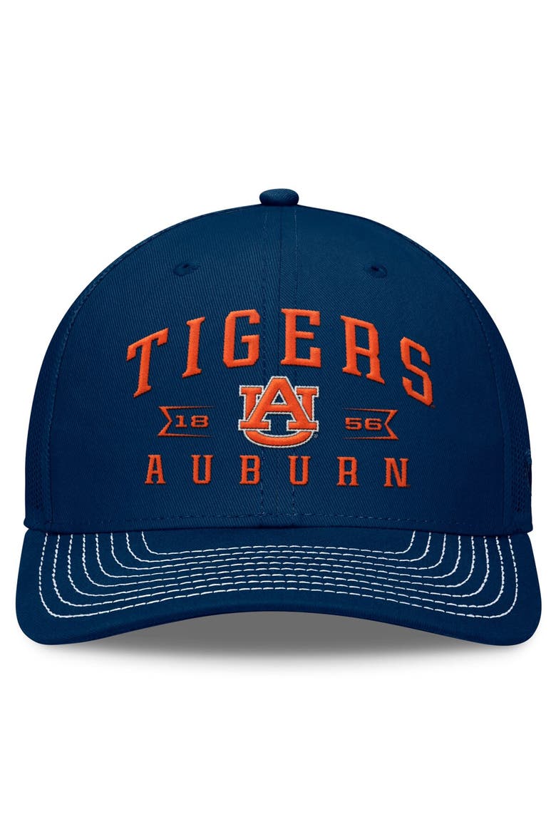 Men's Top of the World Navy Auburn Tigers Carson Trucker Adjustable Hat, Alternate, color, Navy