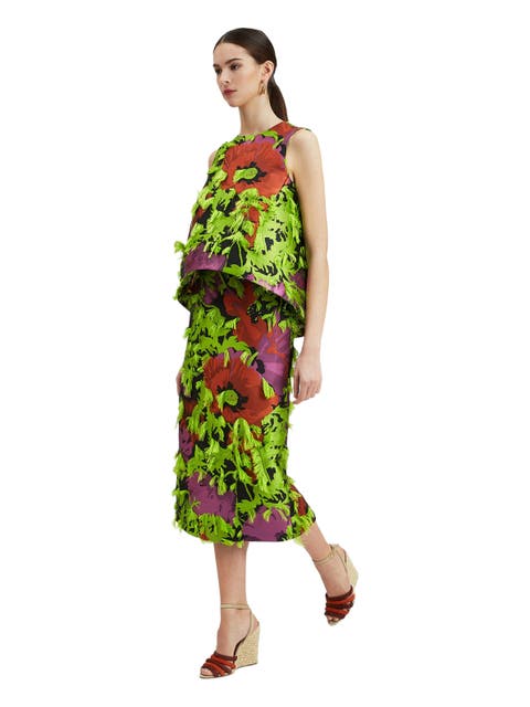 Pencil Skirt Wonderland Fil Coupe Multicolor