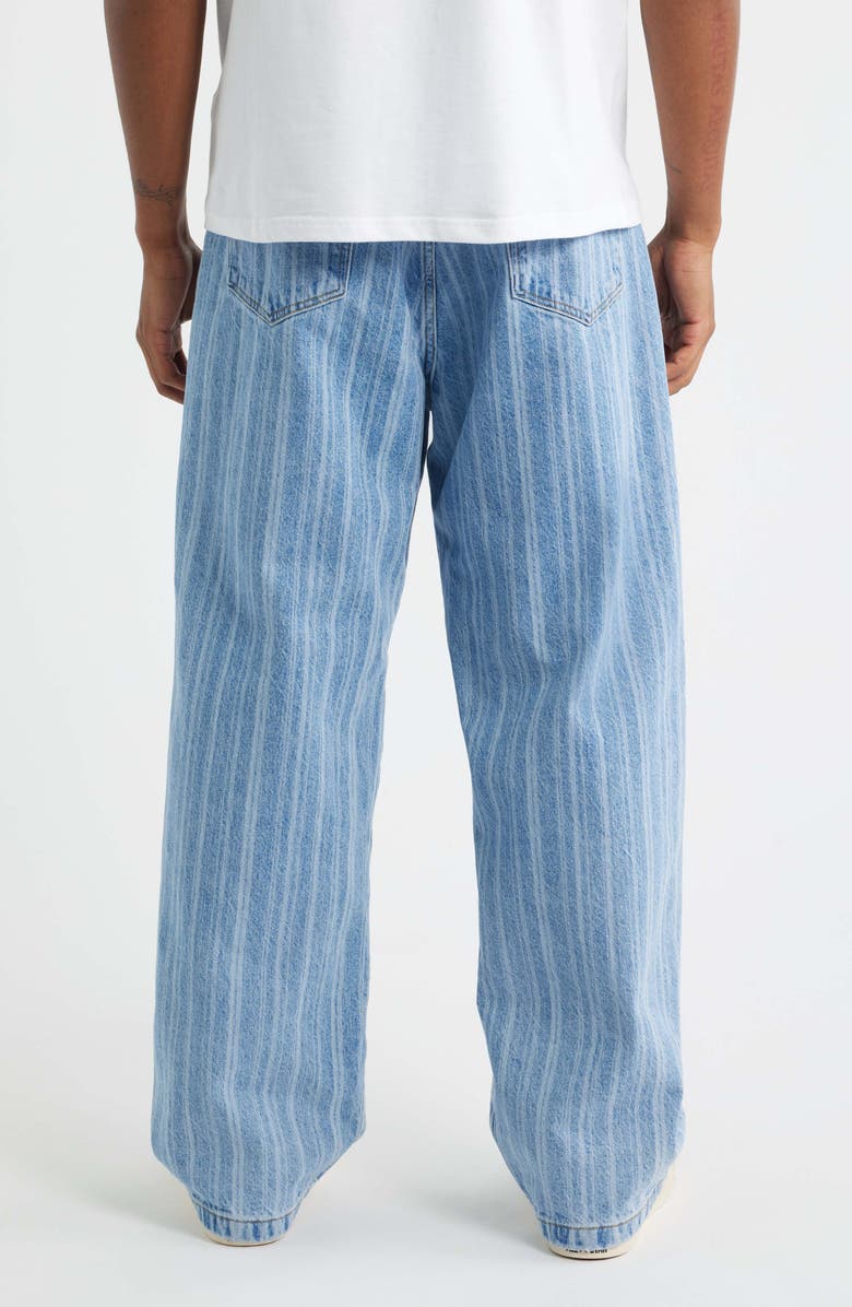 Carhartt Work In Progress Rylan Stripe Straight Leg Denim Jeans, Alternate, color, Rylan Stripe Blue Stone
