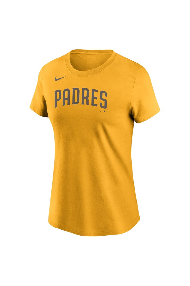 Women's Nike Fernando Tatís Jr. Gold San Diego Padres Name & Number T-Shirt, Alternate, color, Gold