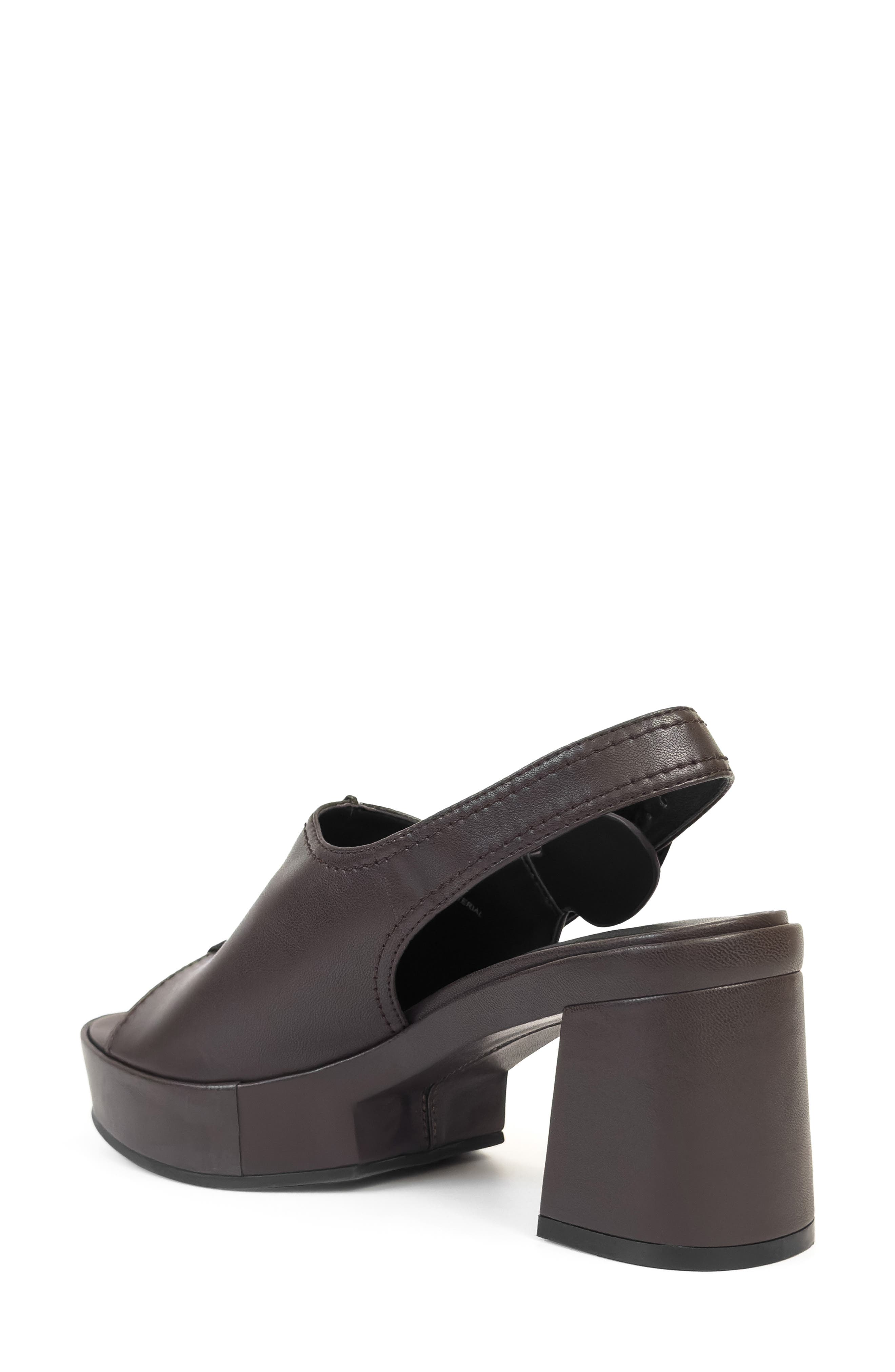 Aerosoles Zella Platform Sandal, Alternate, color, Java Stretch Faux Leather