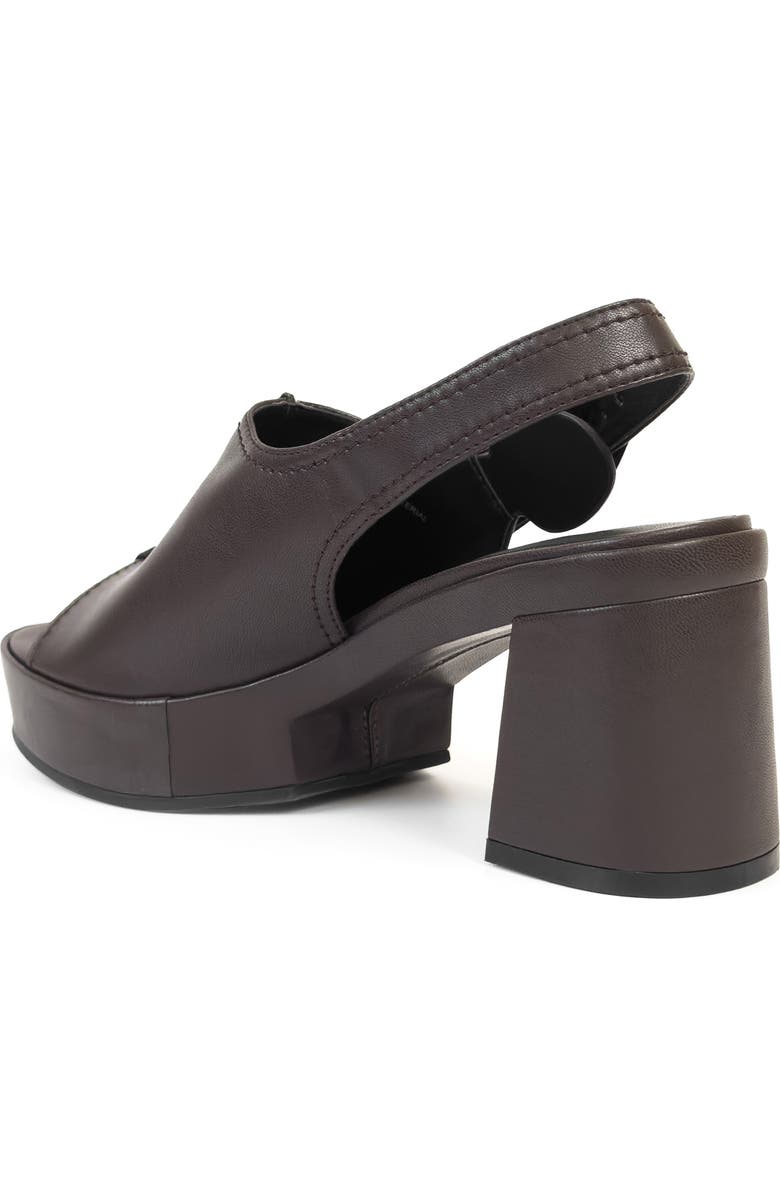 Aerosoles Zella Platform Sandal, Alternate, color, Java Stretch Faux Leather