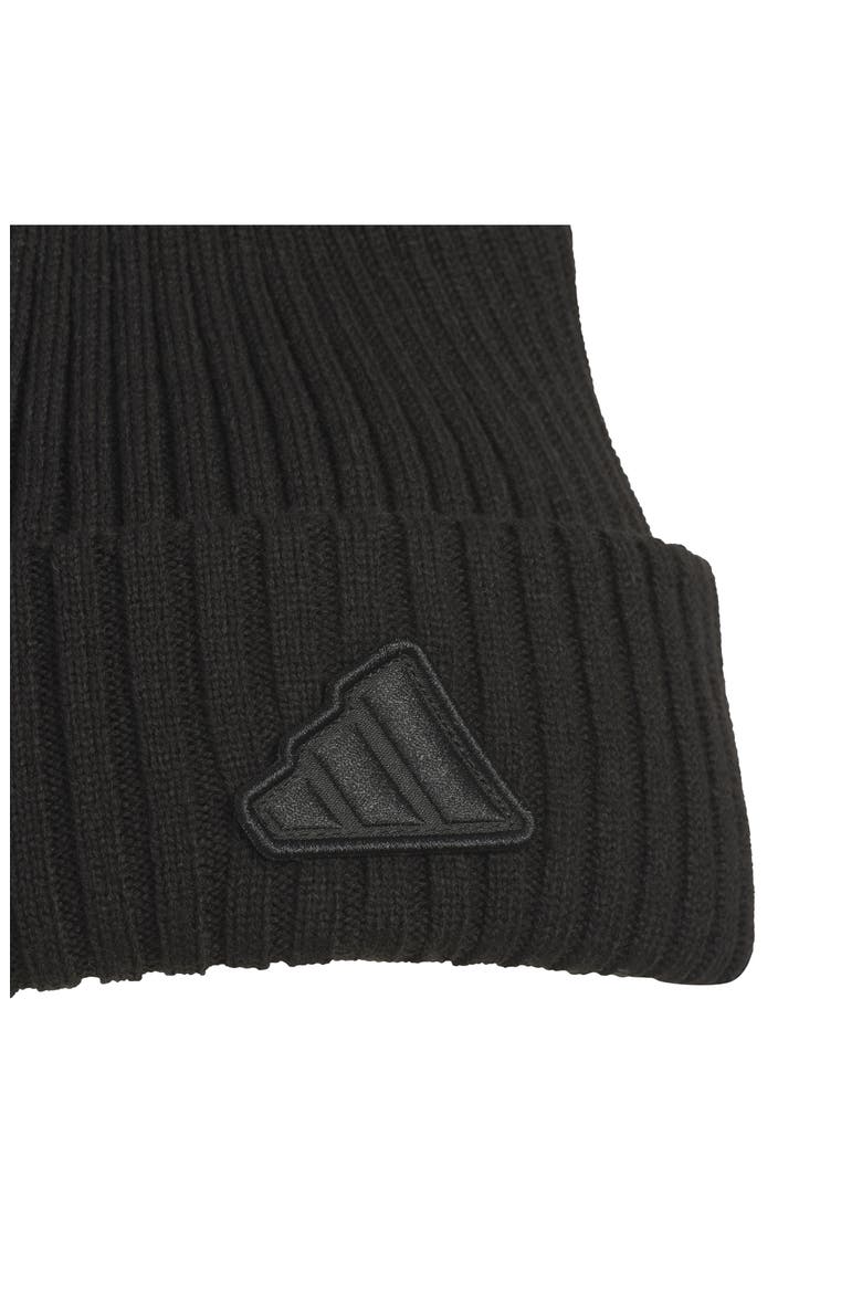 Altitude Folded Cuff Beanie, Alternate, color, BLACK