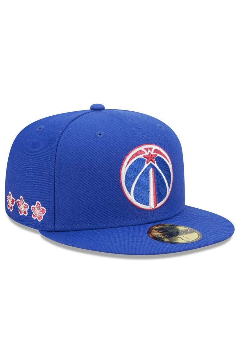 Men's New Era  Gray Washington Wizards 2022/23 City Edition Alternate Logo 59FIFTY Fitted Hat, Alternate, color, Black