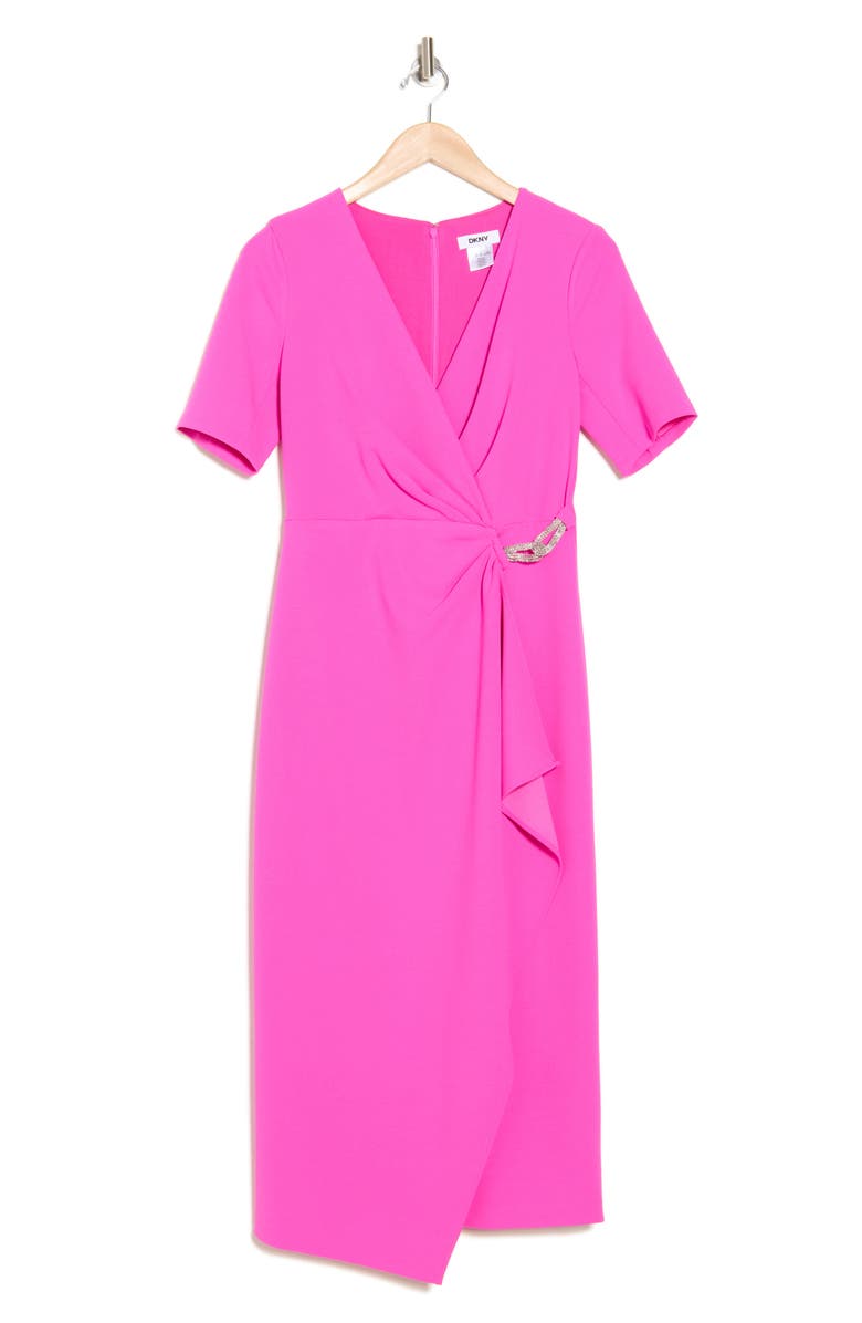 fwrd anna october taira midi dress Anna October Women's Waterlily Midi Dress, Pink, Polyester | Size: Large