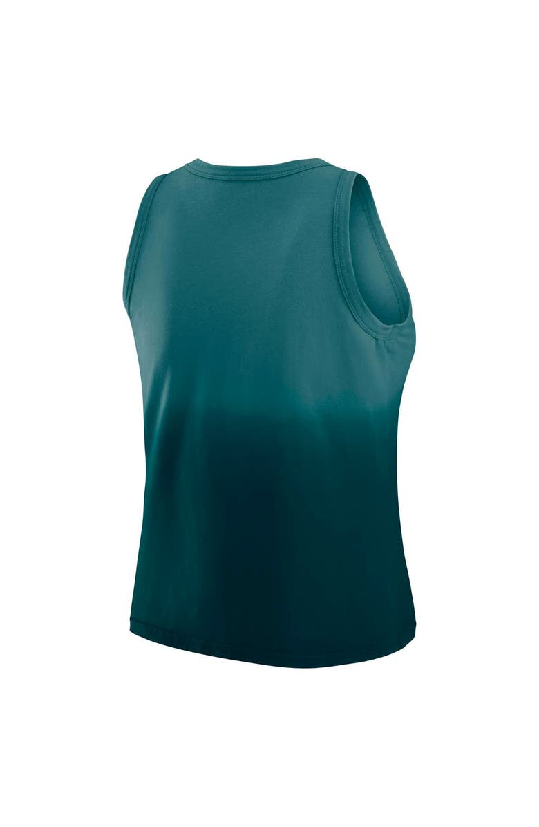 WEAR by Erin Andrews Women's WEAR by Erin Andrews x Gracie Hunt Green Philadelphia Eagles Ombre Tank Top, Alternate, color, 