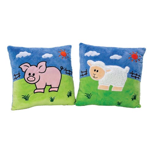Kaplan Early Learning Company Farm Animal Pillows In Multi