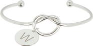 MESHMERISE Love Knot Initial Bracelet