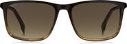 BOSS 56mm Ombré Square Sunglasses