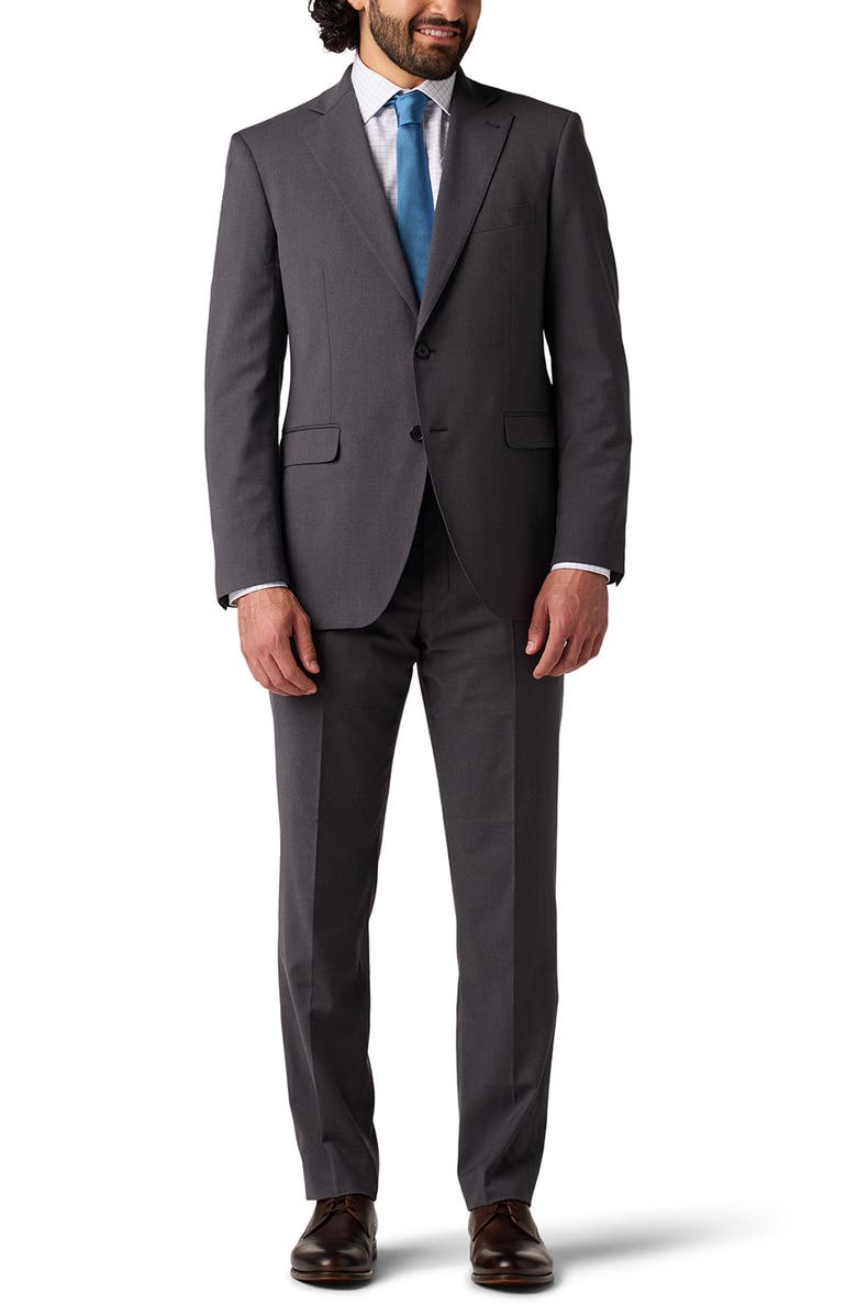 Alton Lane Performance Tailored Fit Suit, Main, color, Charcoal