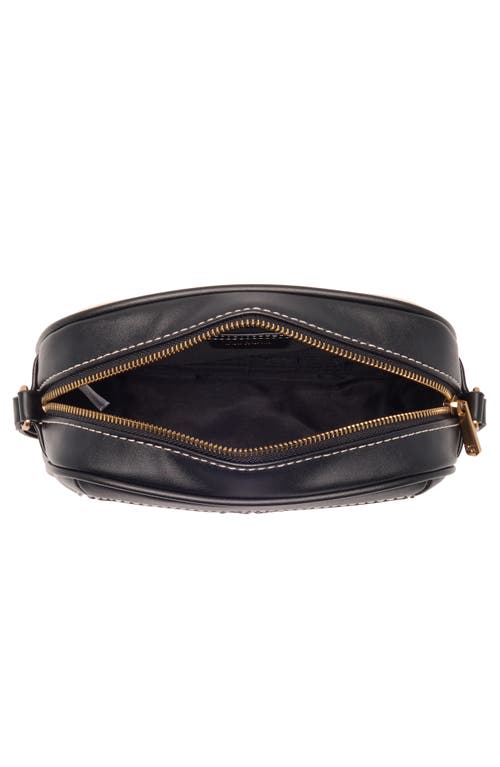 Sam Edelman Fitz Canvas Camera Bag In Cream/black