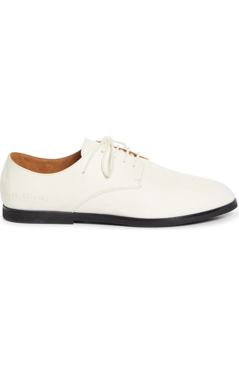 Common Projects Soft Plain Toe Derby, Alternate, color, 4102 Off White