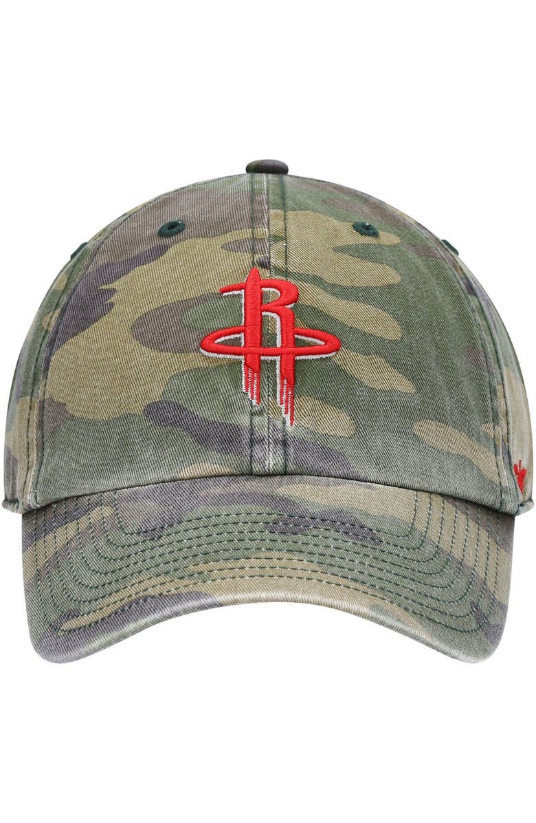 '47 Men's '47 Camo Houston Rockets Clean Up Adjustable Hat, Alternate, color,