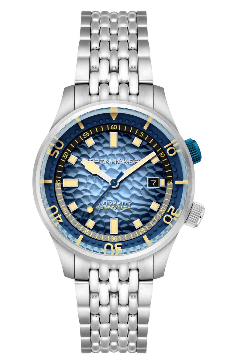 SPINNAKER Bradner Automatic Bracelet Watch, Main, color, 