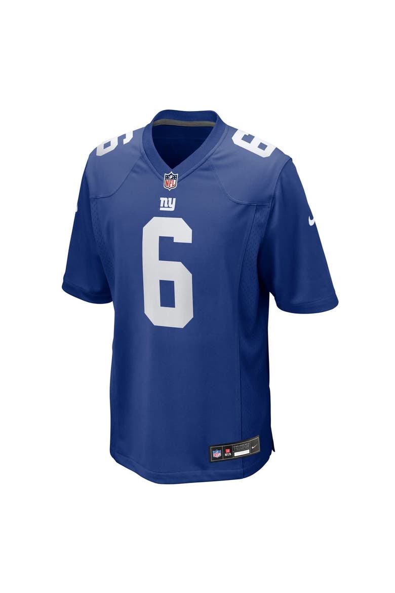 Men's Nike Jaxson Dart Royal New York Giants 2025 NFL Draft First Round Pick  Game Jersey, Alternate, color, Royal