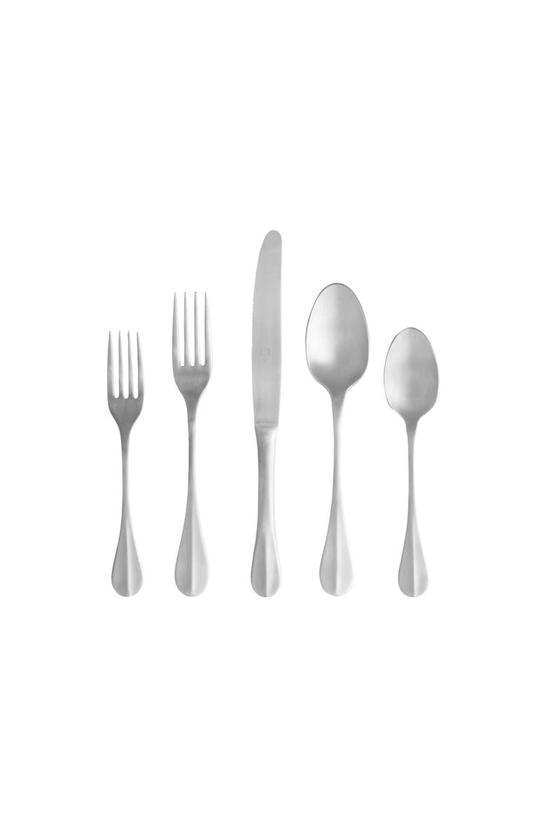 Nau Flatware 5 pieces, Main, color, Brushed