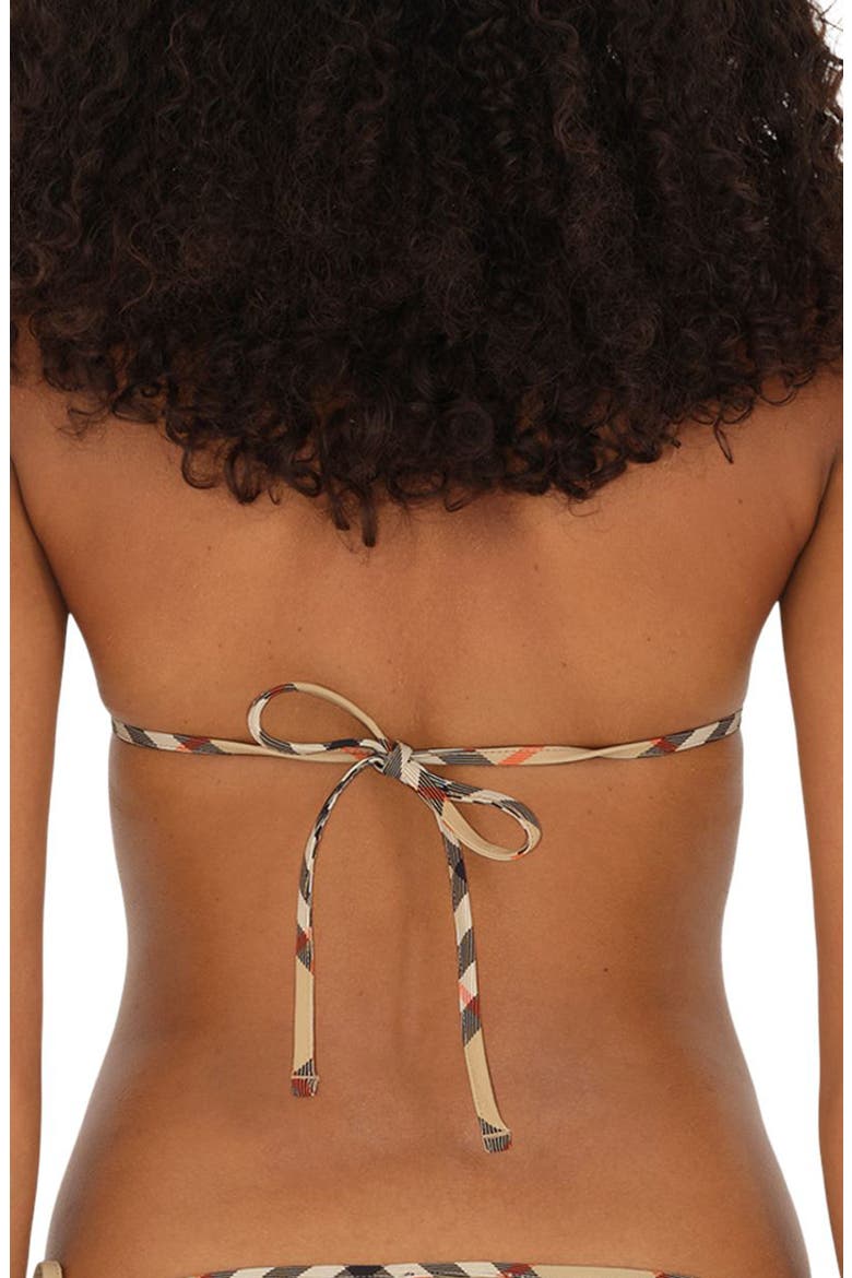 Check Bikini Top, Alternate, color, SAND IP CHECK