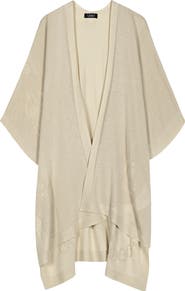 Lauren Ralph Lauren Matte Shine Belting Ruana