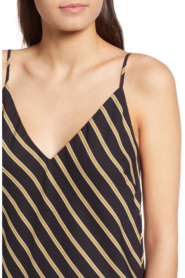 Stripe Camisole, Alternate, color, BLACK MUSTARD STRIPE
