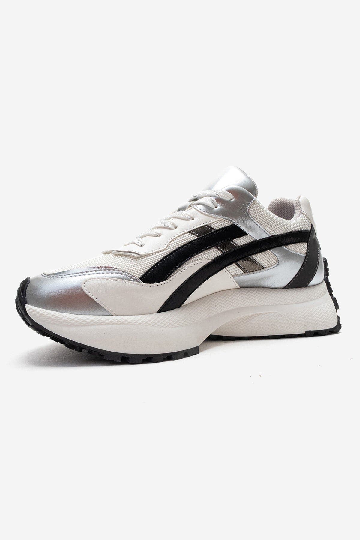 Calina Sneaker, Alternate, color, Silver