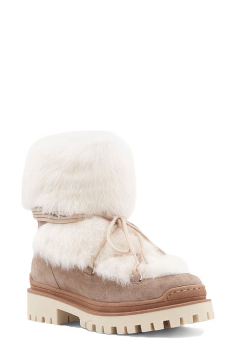 Cinda Weatherproof Genuine Shearling Boot (Women)