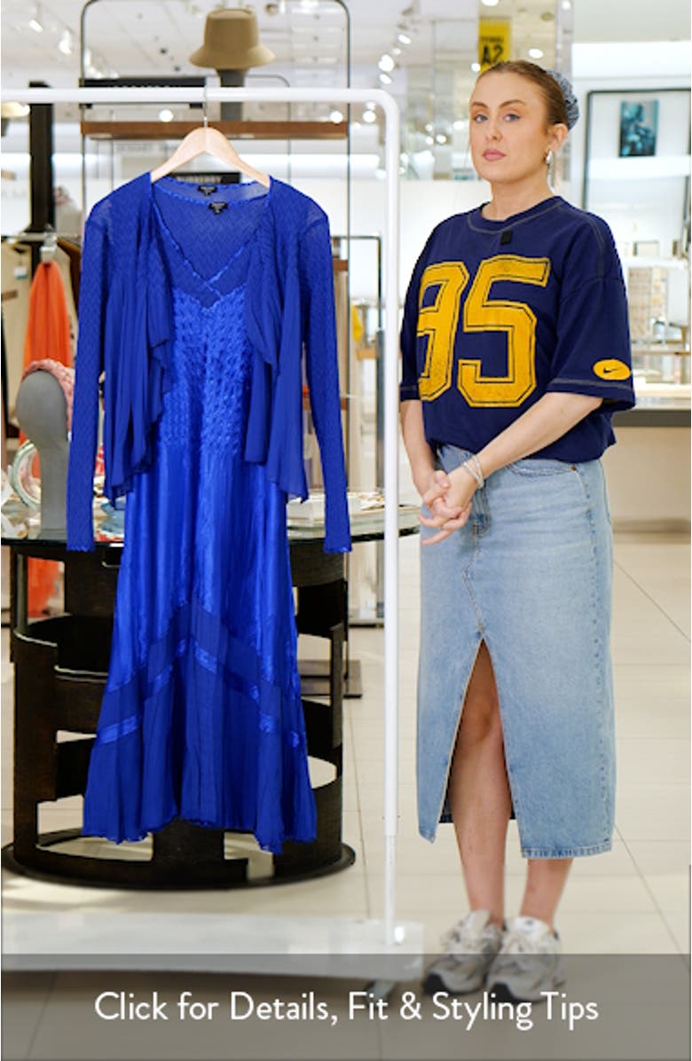 Sleeveless Charmeuse & Chiffon Cocktail Dress with Jacket, sales video thumbnail