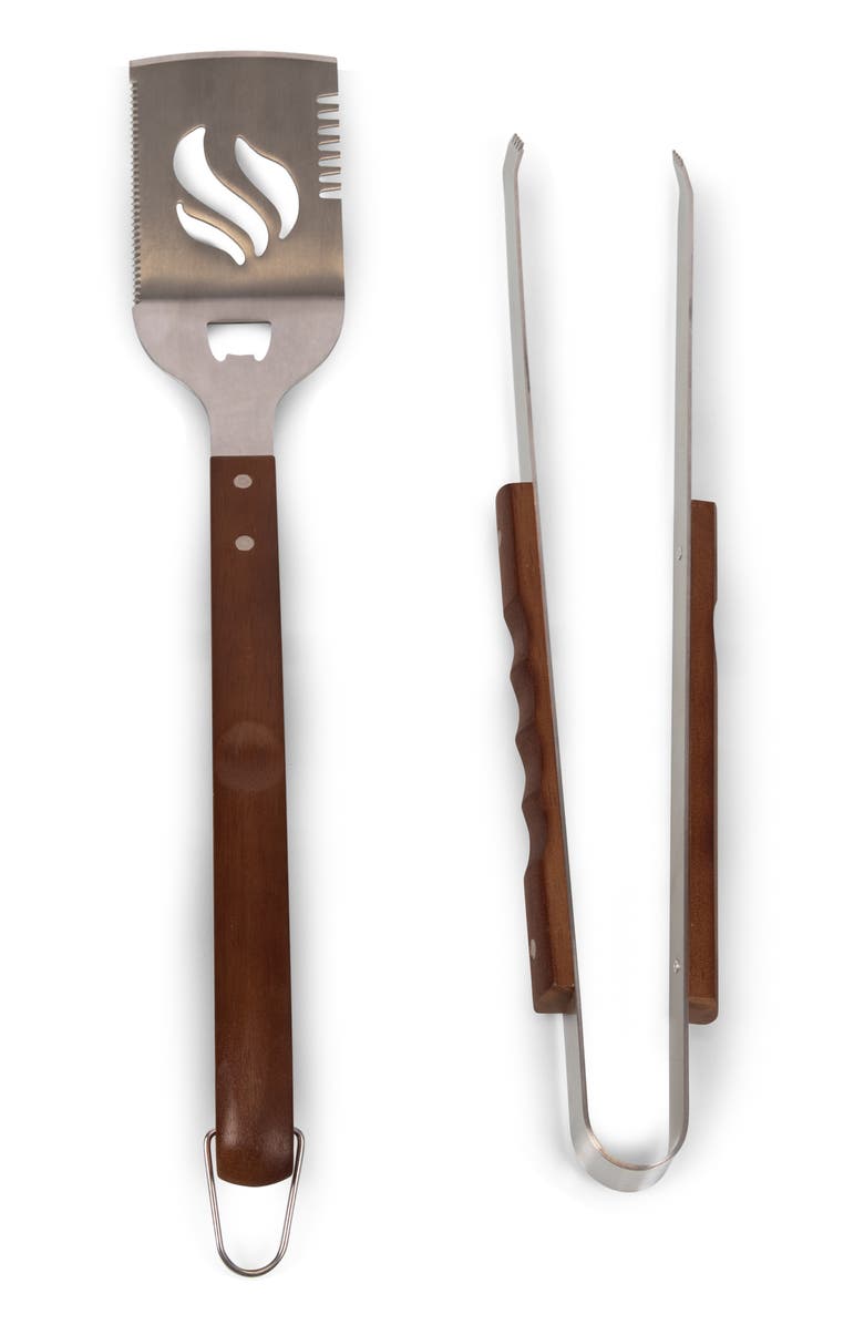 Picnic Time Barbecue Apron & Tools Set, Alternate, color, Khaki Waxed Canvas