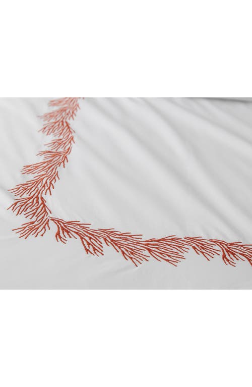 Matouk Atoll 520 Thread Count Cotton Percale Duvet Cover