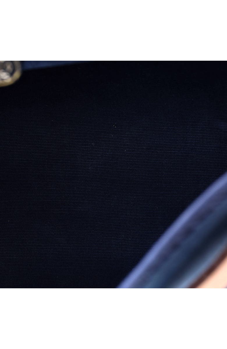 Pre-Owned Hermes Herbag Zip Leather and Toile 31, Alternate, color, Bleu De Prusse