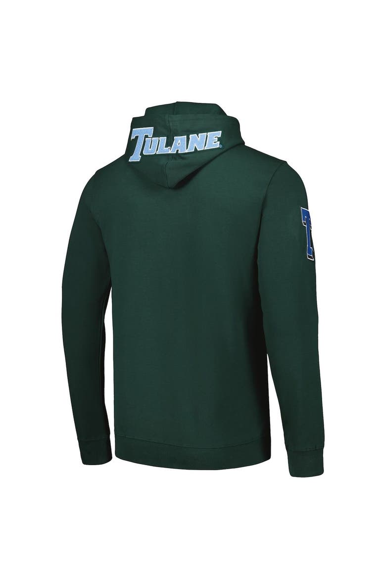 Men's Pro Standard Green Tulane Green Wave Classic Pullover Hoodie, Alternate, color, Green
