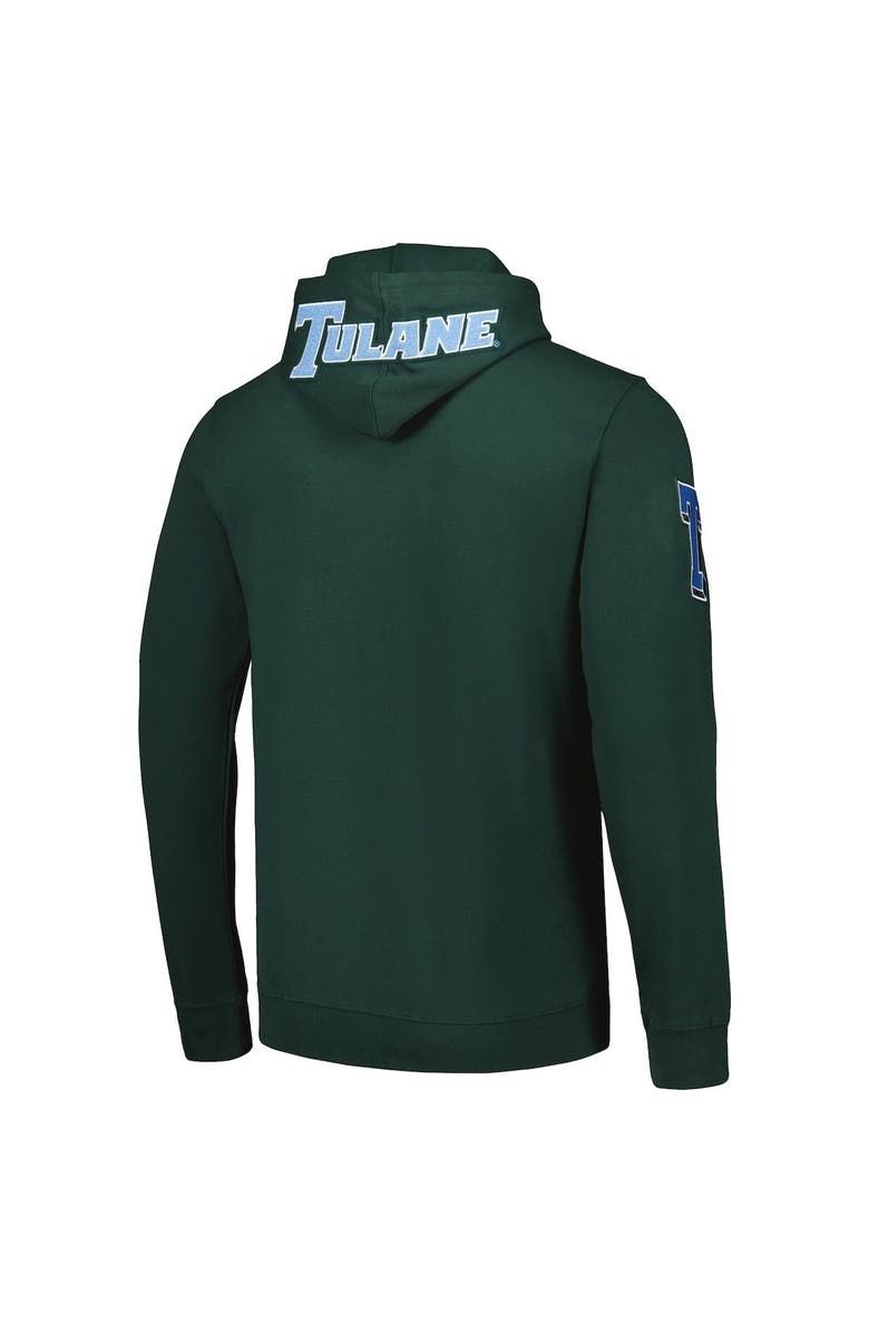 PRO STANDARD Men's Pro Standard Green Tulane Green Wave Classic Pullover Hoodie, Alternate, color,