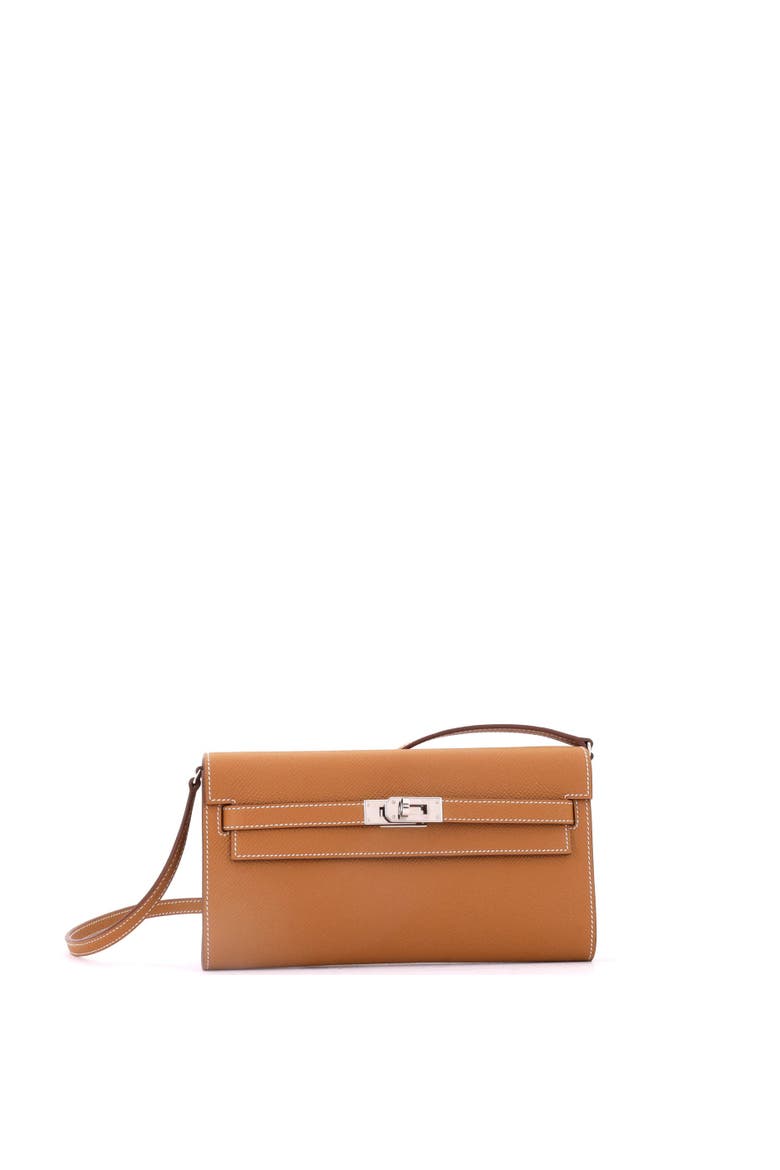Kelly To Go Wallet Epsom, Alternate, color, Metallic Gold