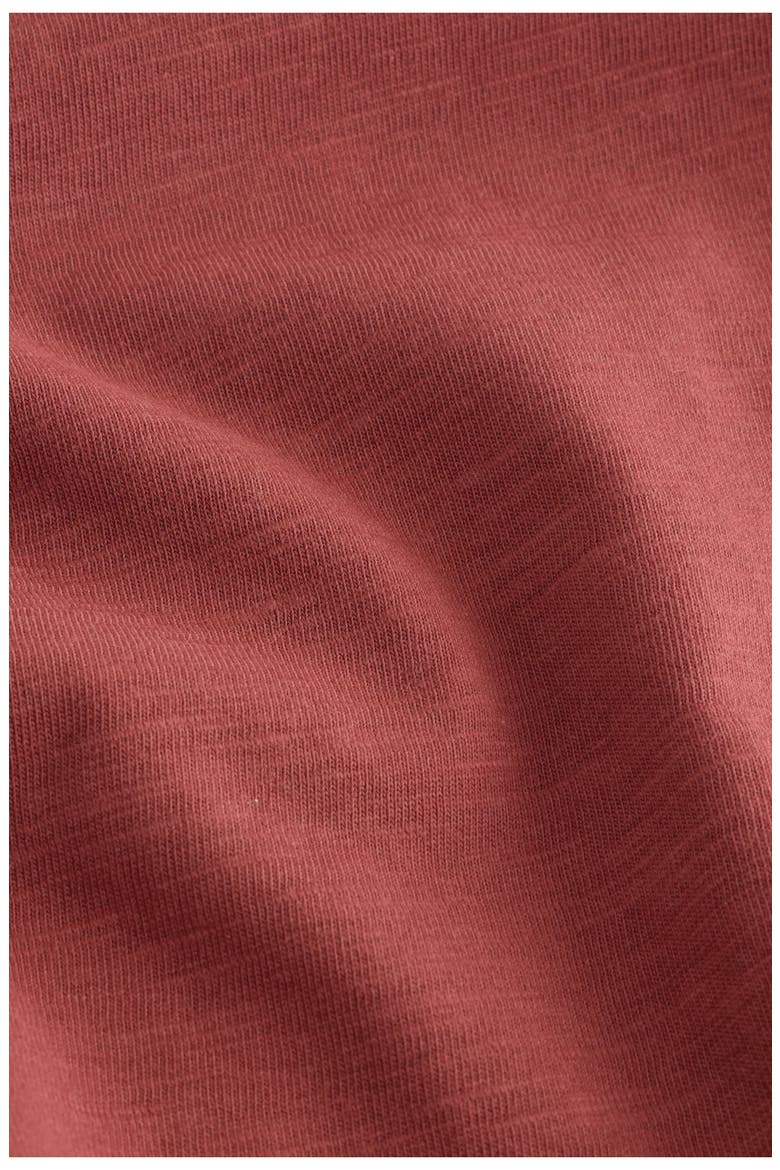 Kids' Duck Embroidered Cotton T-Shirt, Alternate, color, RED