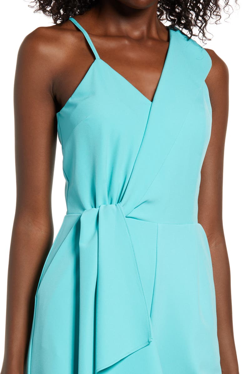 Lavish Alice Surplice Twill Jumpsuit, Alternate, color, 