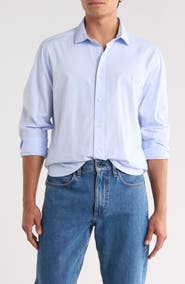 Barbour Throckley Tailored Fit Pin Point Button-Up Shirt