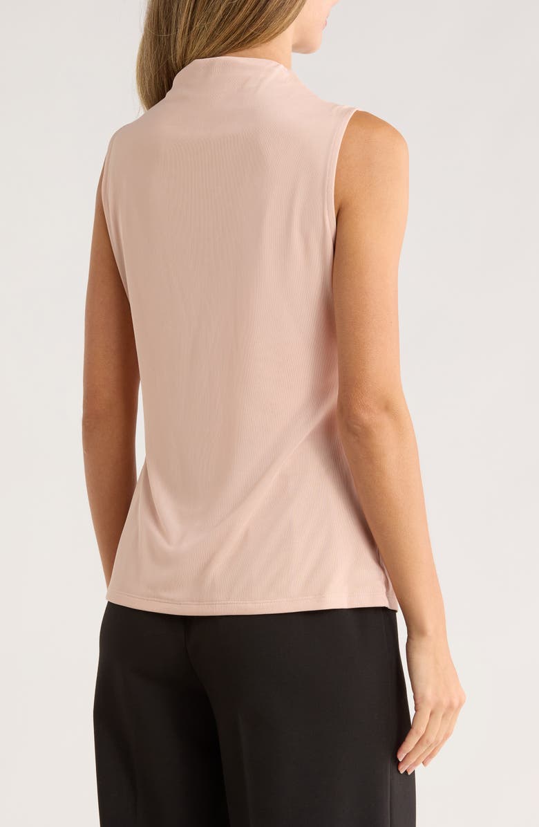 Calvin Klein Cowl Neck Shell, Alternate, color, Pink Pepper