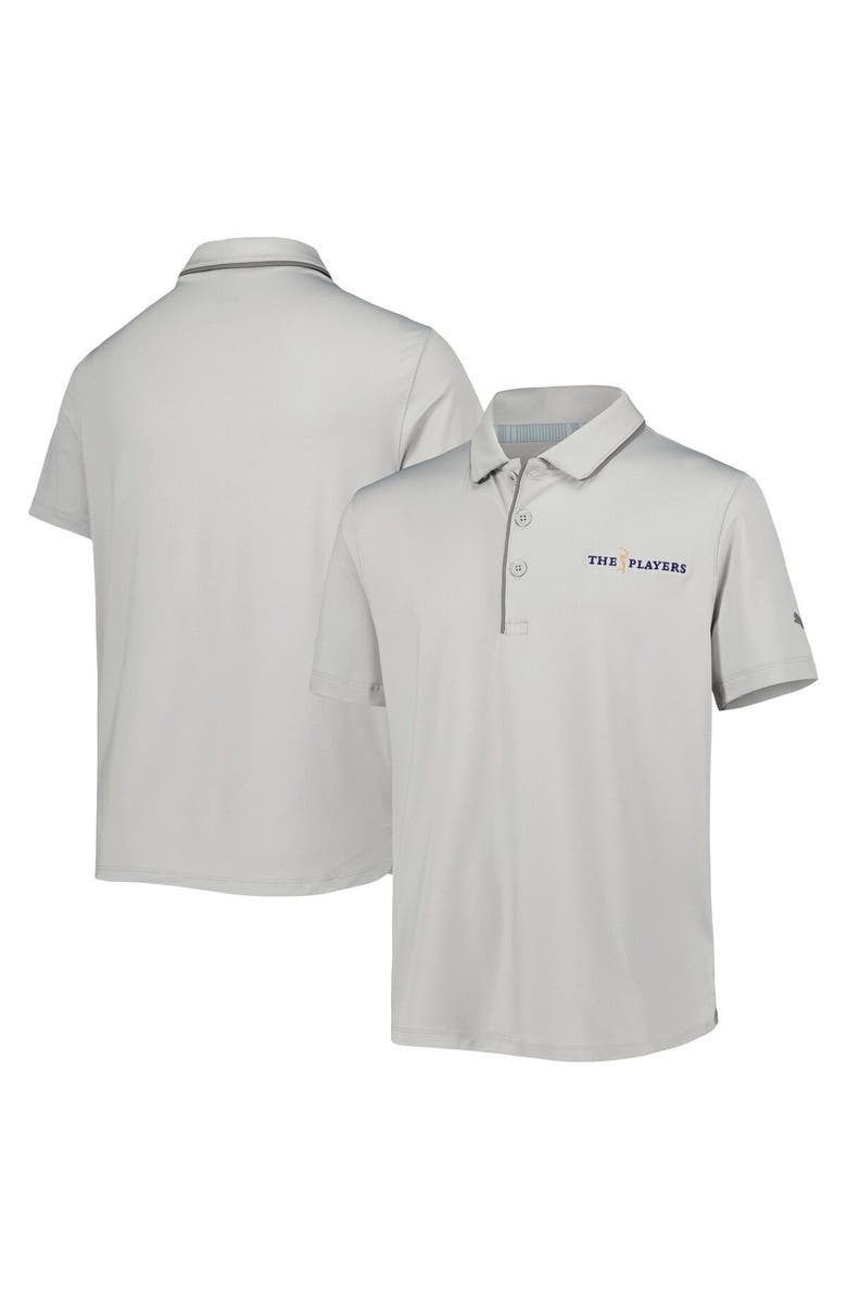 PUMA Youth Puma Gray THE PLAYERS MATTR Bridges Polo, Main, color, 