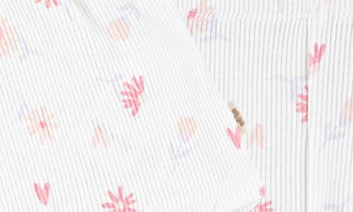 Huggies Ribbed Babydoll Top & Leggings Set In Multi