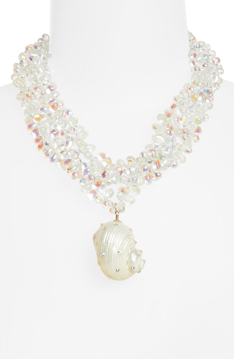 Isshi Swhirlpool Beaded Layered Pendant Necklace, Alternate, color, 